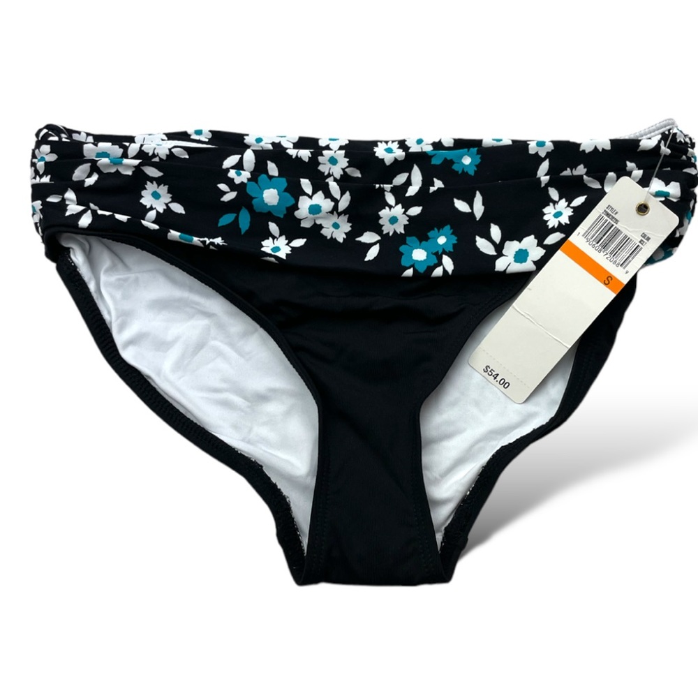 Anne Cole BEAUTIFUL BUNCHES Fold Over Mid-Rise Bikini Bottoms - Picture 6 of 13